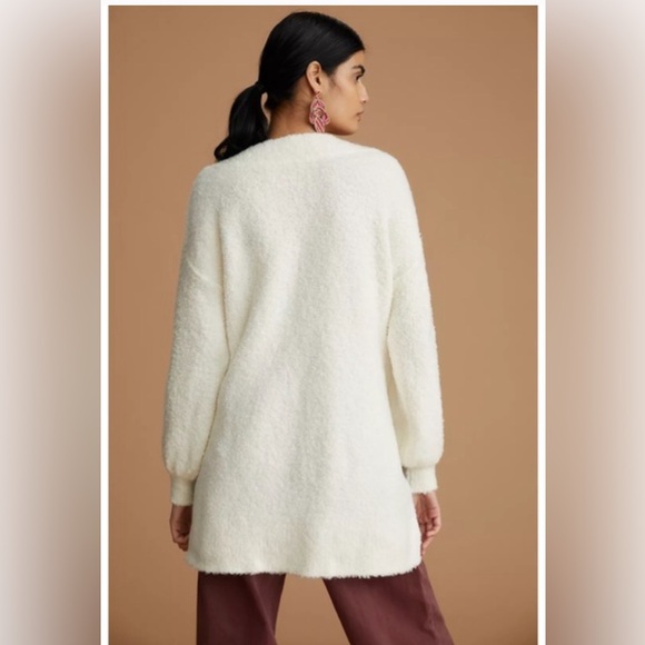 NWOT ANTHROPOLOGIE PILCRO TEDDY V-NECK TUNIC SWEATER. Size XXS. - Picture 5 of 15